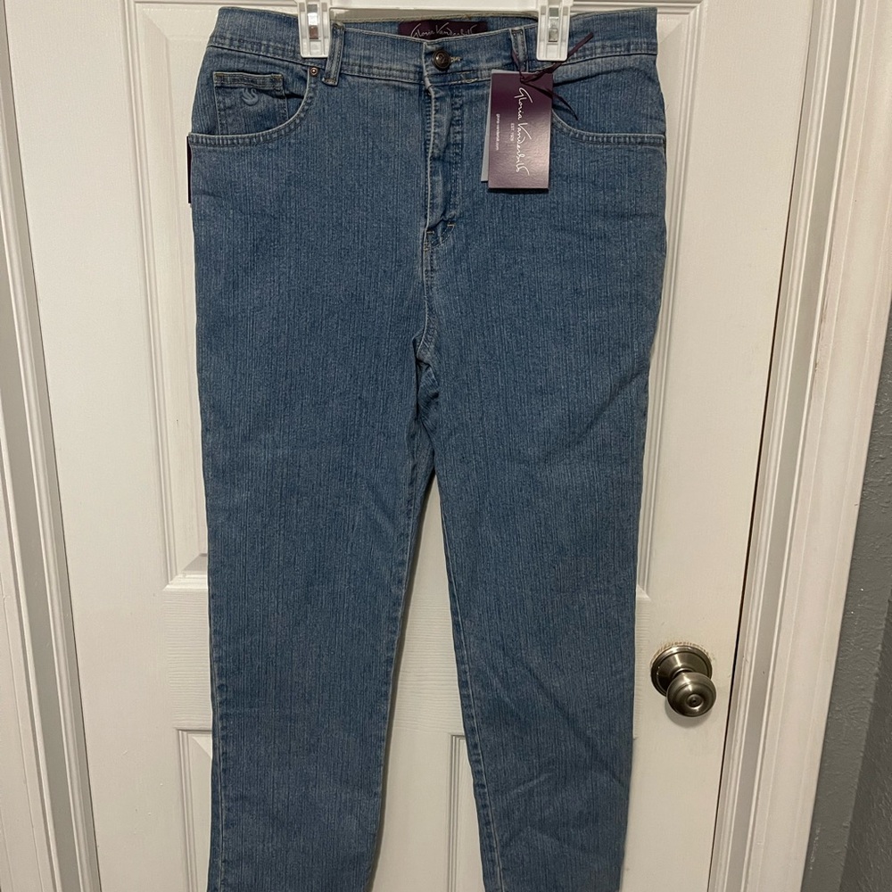 Gloria Vanderbilt Amanda Classic Fit Stretch High-Rise Jeans NWT 14 Petite